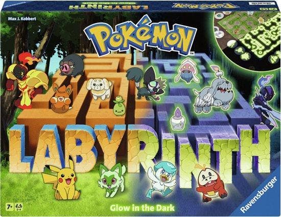 Ravensburger - Pokémon Labyrinth Glow in the Dark - Strat.., Kinderen en Baby's, Speelgoed | Kinderpuzzels, Nieuw, Verzenden