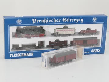 Schaal H0 Fleischmann NEW OLD STOCK COMPLETE SET 4893 en..., Gelijkstroom, Fleischmann, Ophalen of Verzenden, Analoog