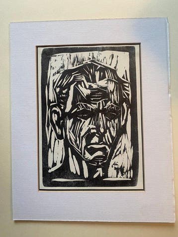 Otto Dix (1891-1969) - Selbstbildnis, Antiek en Kunst
