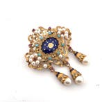 Broche - 18 carats Or rose Perle