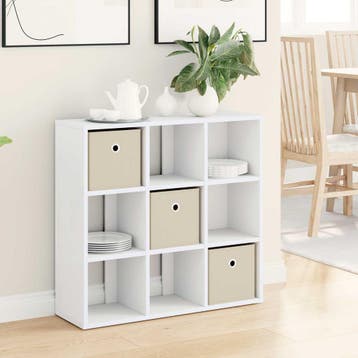 vidaXL Dressoir Wit 73,5 x 24 x 69,5 cm, Huis en Inrichting, Kasten | Dressoirs, Verzenden, Nieuw