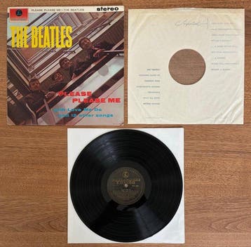 Beatles - Please Please Me – UK 1st STEREO Gold & Black –