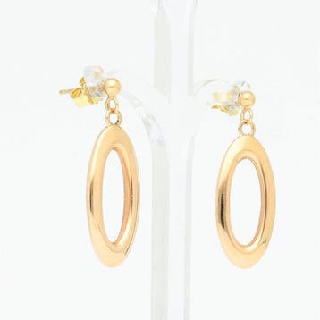 Boucles doreilles - 18 carats Or rose, Argent
