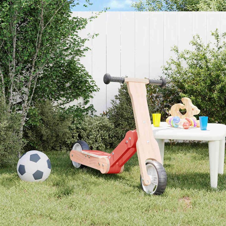 vidaXL Kinderstep 2-in-1 rood, Kinderen en Baby's, Speelgoed | Buiten | Los speelgoed, Nieuw, Verzenden