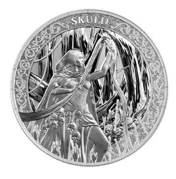 Duitsland. 5 Mark 2026 – Norns: Skuld – 1 oz Silver – Ag
