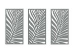 Veiling - 3x Composiet terrasscherm Frond 180x90cm, Nieuw