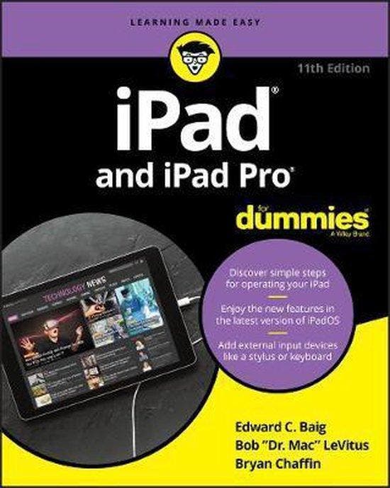 iPad and iPad Pro For Dummies 11th Ed 9781119607977 EC Baig, Livres, Langue | Anglais, Envoi