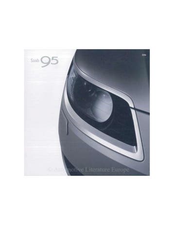 2006 SAAB 9-5 BROCHURE NEDERLANDS, Nieuw