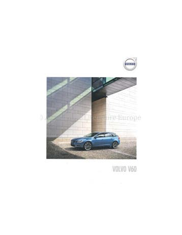 2017 VOLVO V60 BROCHURE NEDERLANDS, Nieuw