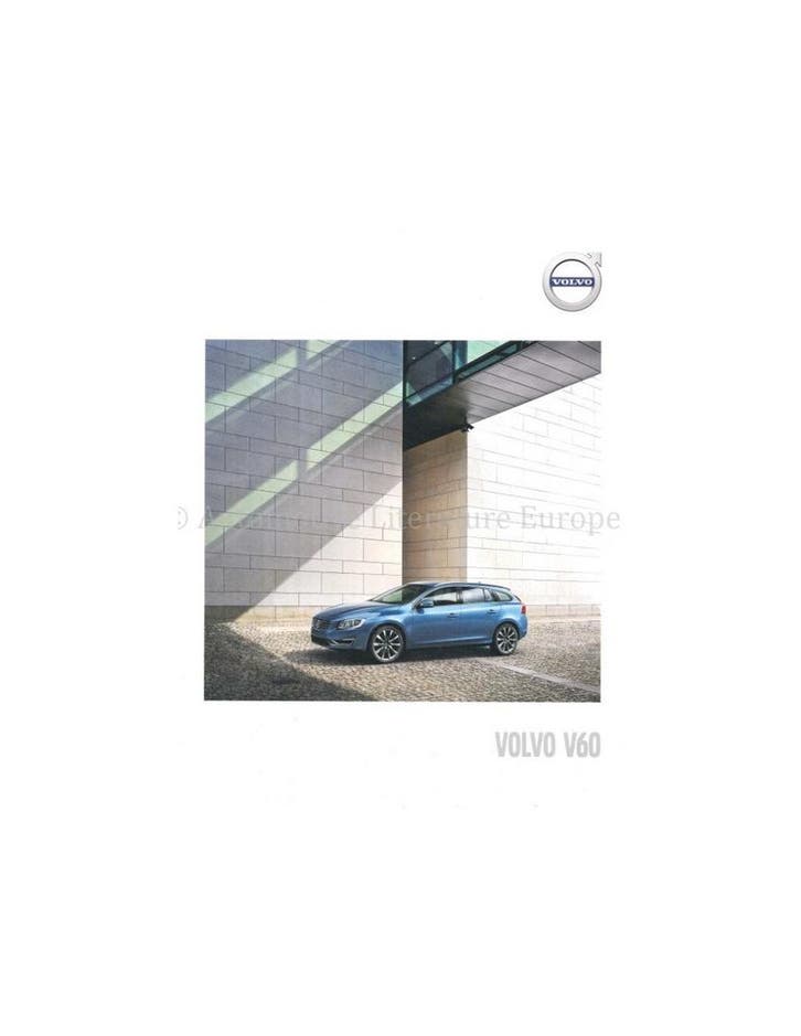 2017 VOLVO V60 BROCHURE NEDERLANDS, Livres, Autos | Brochures & Magazines