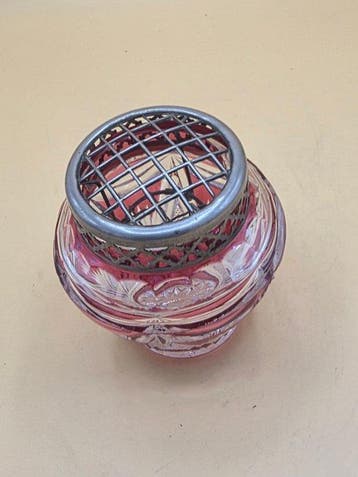Val Saint Lambert - Vase - Cristal, Antiquités & Art