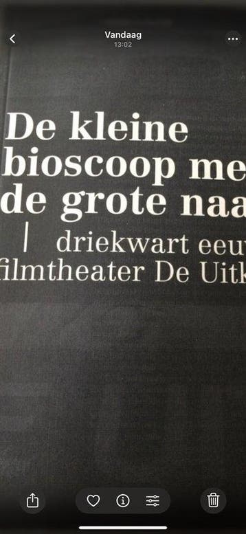 De kleine bioscoop met de grote naam 9789090206882, Boeken, Verzenden, Zo goed als nieuw, M. van Riemsdijk