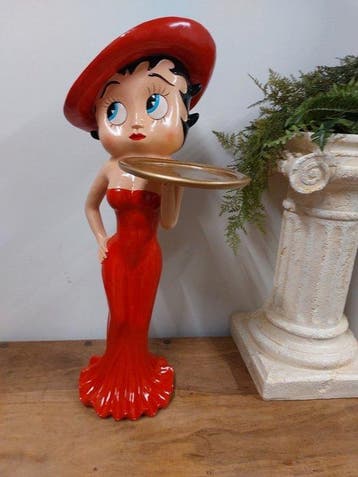Statue, 90 cm high beautiful statue Betty Boop red - 90 cm -, Antiek en Kunst