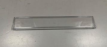 Tego schapverdeler plexiglas, separatieshot, transparant,