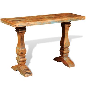 vidaXL Wandtafel massief gerecycled hout, Verzenden, Nieuw
