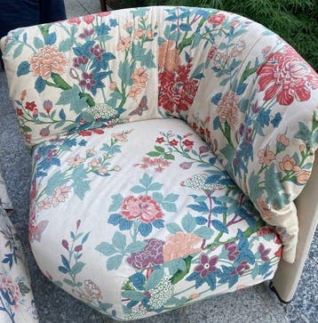 Cassina - Piero De Martini - Fauteuil (6) - sampan - Metaal,