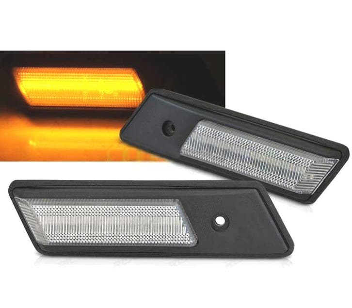 CLIGNOTANTS LATÉRAUX BMW E34 E32 E36 DYNAMIQUE LED CHROMÉ, Autos : Pièces & Accessoires, Éclairage, Envoi