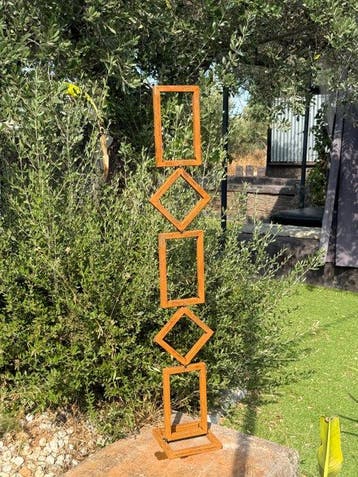 Ana Lucia B.M - Sculpture Corten - XXL - NO Reserve, Antiek en Kunst