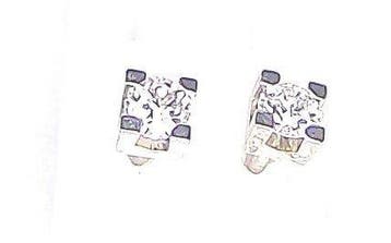 Oorbellen - 18 karaat Witgoud - 0.31ct. tw. Diamant, Nieuw