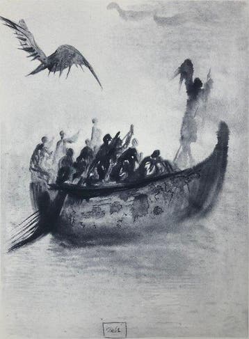 Salvador Dali (1904-1989) - The Guiding Angel - La Divine
