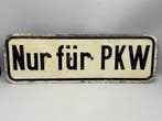 Nur für PKW Bord - Plaque - Metaal