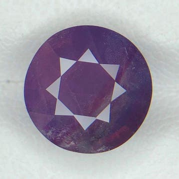 Zonder minimumprijs - 1 pcs Paars, Roze Saffier - 5.91 ct -, Nieuw