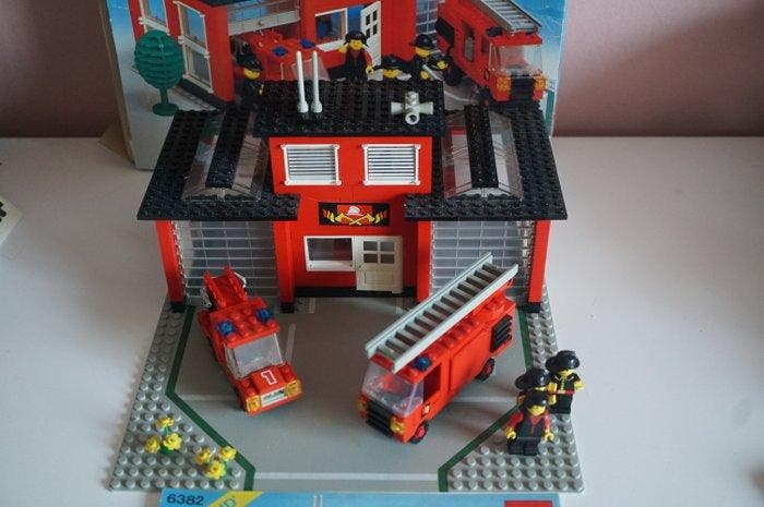 Lego Set - 6382 - City - Brandweerstation, Kinderen en Baby's, Speelgoed | Duplo en Lego