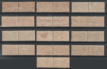 Royaume d’Italie 1914 - Colis postaux — deux sections, nœud, Timbres & Monnaies, Timbres | Europe | Italie