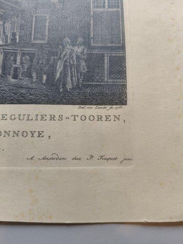 Jan de Beijer del en P. Fouquet sculp (XVIII) - Gezicht van