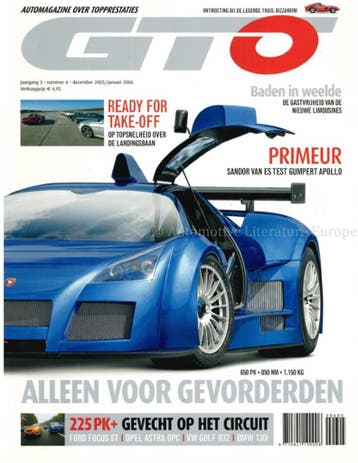 2005/2006 GTO MAGAZINE 06 NEDERLANDS, Ophalen of Verzenden