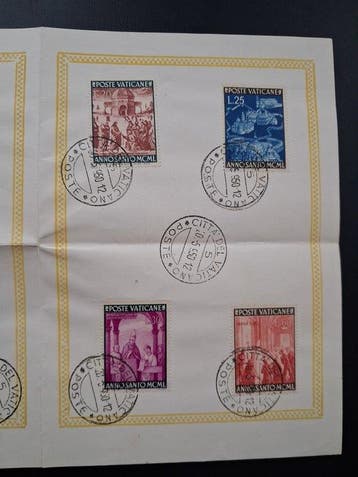 Wereld 1900/2000 - Vatikaanstad, onvolledige verzameling, Gestempeld