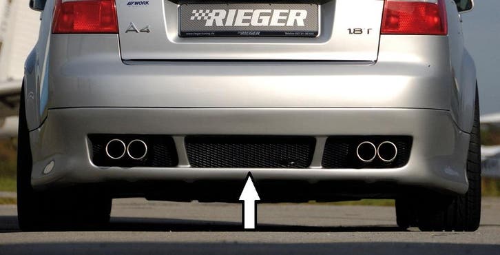 Rieger achteraanzetstuk | A4 (8E) Type B6: 11.00-10.04 - Ava, Auto diversen, Tuning en Styling, Verzenden