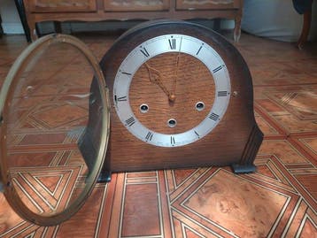 Klok - Smiths - Art Deco Hout, Messing, Koper - 1950-1960, Antiek en Kunst