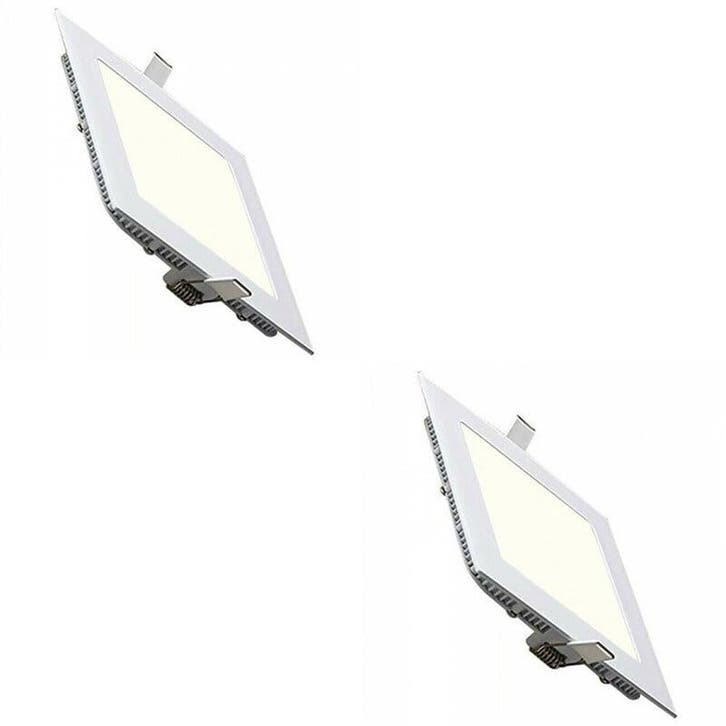 LED Downlight Slim 2 Pack - Inbouw LED Downlight 3W Natuurli, Maison & Meubles, Lampes | Autre, Envoi