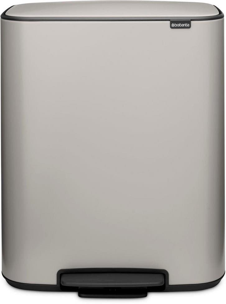 Brabantia Bo Prullenbak 60 liter — gebruikt, Huis en Inrichting, Woonaccessoires | Overige, Verzenden
