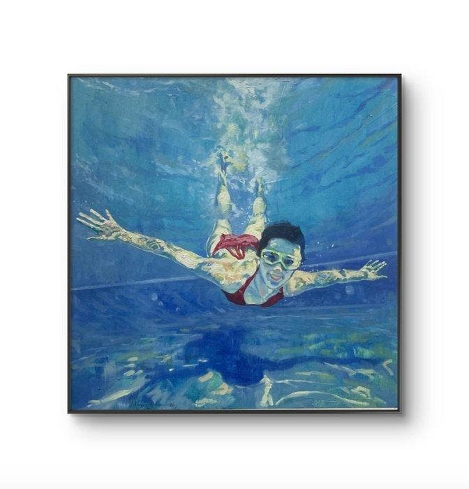 Cristian Mesa Velazquez (XX-XXI) - Instante de Libertad, Antiek en Kunst, Kunst | Designobjecten