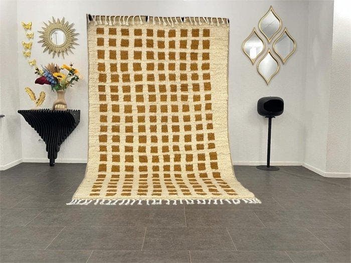 Wollen tapijt in Marokkaanse stijl - Tapijt - 257 cm - 157, Huis en Inrichting, Stoffering | Tapijten en Vloerkleden