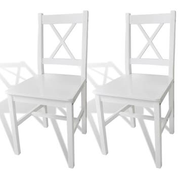 Eetkamerstoelen wit | -34% Retour deal | Snel zijn, Huis en Inrichting, Stoelen, Twee, Verzenden, Wit, Zo goed als nieuw