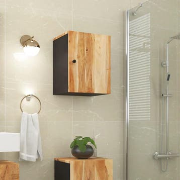 vidaXL Badkamerwandkast 38x33x48 cm massief acaciahout, Verzenden