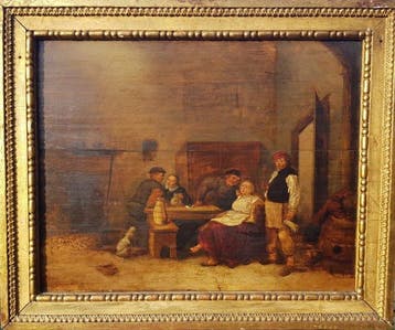 Nederlandse school (XVII) - Tavern Scene