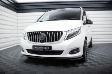 Front splitter V.3 voor Mercedes Benz V-Klasse W447, Auto diversen, Ophalen of Verzenden