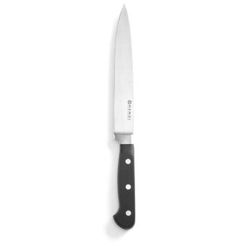 Vleesmes | KitchenLine | RVS | Zwart | Lengte 330mm HENDI, Verzenden, Nieuw in verpakking