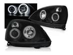 CCFL Angel Eyes Black koplampen geschikt voor Renault Clio 2, Auto-onderdelen, Verzenden, Nieuw, Renault