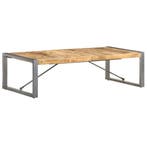 Industriele salontafel 140cm | Tweede kansje | OP = OP, Huis en Inrichting, Tafels | Salontafels, 100 tot 150 cm, Verzenden, Nieuw