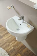 Sanifun wastafel Alvera 600 x 450 mm, Ophalen of Verzenden, Nieuw, Wastafel