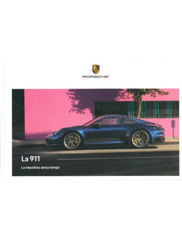 2020 PORSCHE 911 CARRERA HARDCOVER BROCHURE ITALIAANS, Ophalen of Verzenden