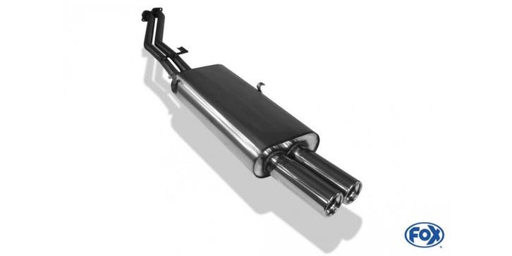 FOX BMW E30 320i/ 325i einddemper - 2x76 type 13, Autos : Pièces & Accessoires, Systèmes d'échappement, Envoi