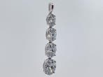 Zonder minimumprijs - Hanger - 14 karaat Witgoud - 2.15ct.