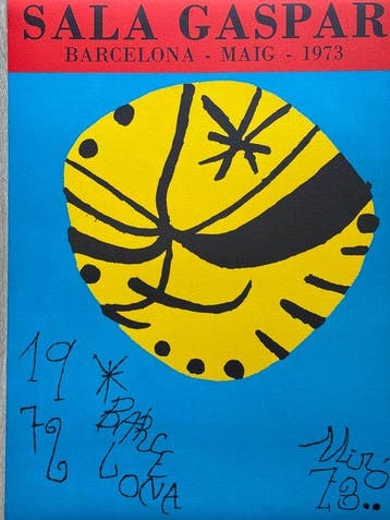 Joan Miro (1893-1983) - Exposición. Sala Gaspar