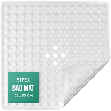 Strex Badmat / Antislipmat Douche - 53x53CM - Met Zuignappen, Verzenden, Nieuw